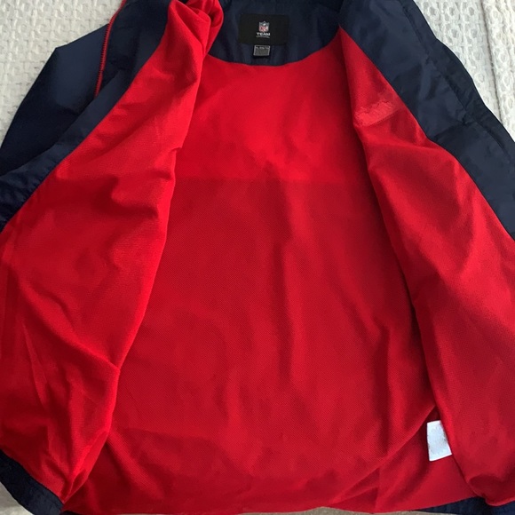 NWOT NFL New England Patriots Sideline Windbreaker Jacket by Reebok - Picture 14 of 16